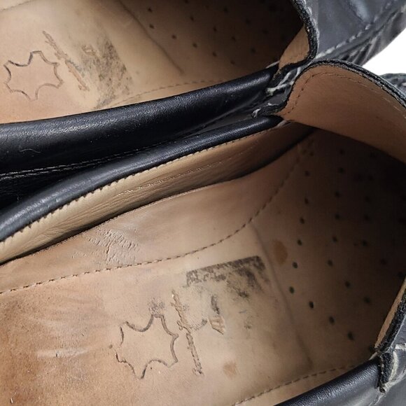 ECCO CLASSIC MOC 2.0 SLIP ON DRIVING STYLE BLACK LEATHER LOAFERS SIZE 41 main image 6